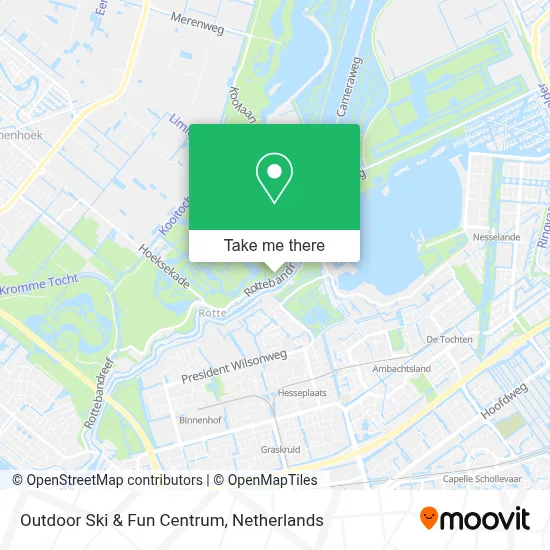 Outdoor Ski & Fun Centrum map