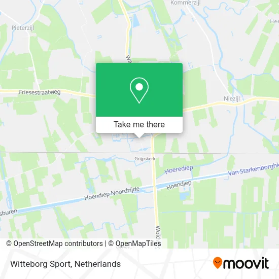 Witteborg Sport map