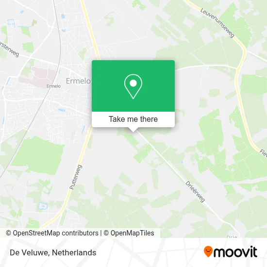De Veluwe map