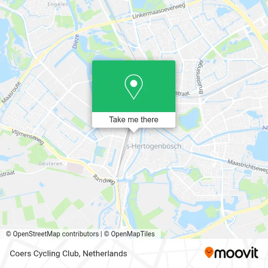 Coers Cycling Club map