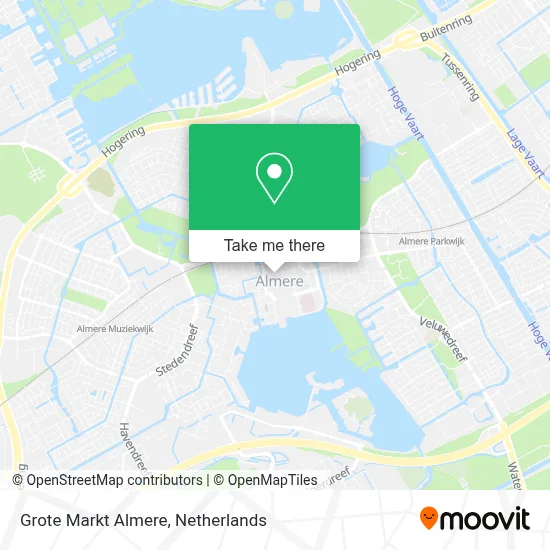 Grote Markt Almere map
