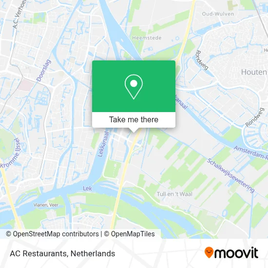 Ac Restaurants map