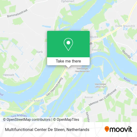 Multifunctional Center De Steen map