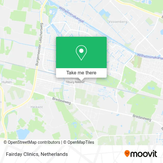 Fairday Clinics map