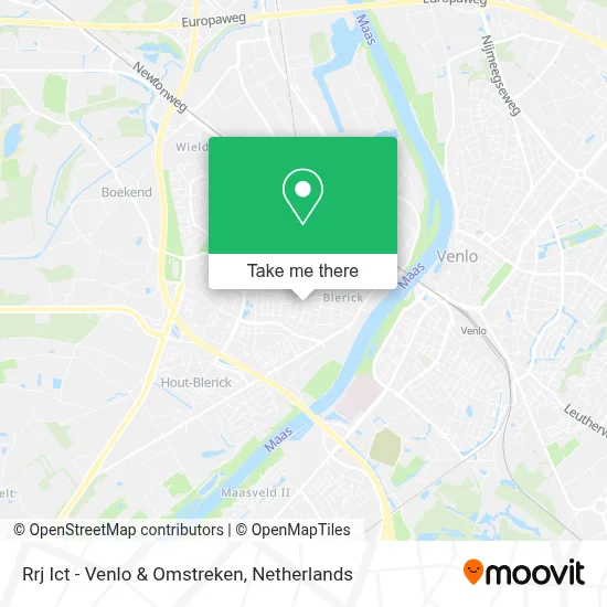 Rrj Ict - Venlo & Omstreken map