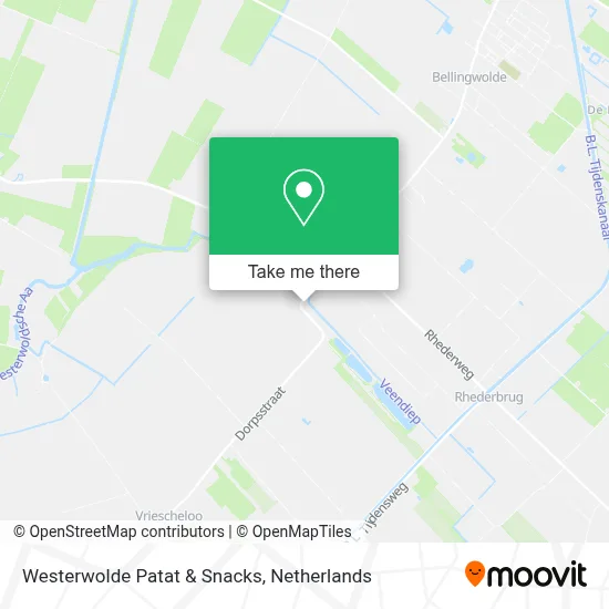 Westerwolde Patat & Snacks map