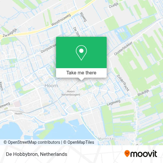 De Hobbybron map