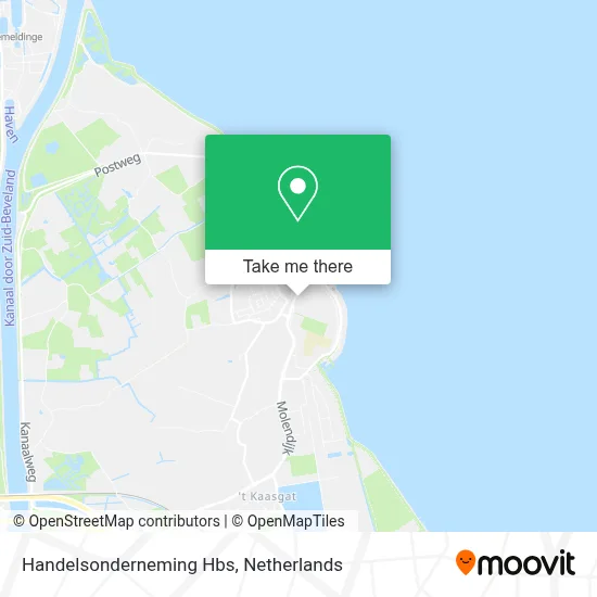Handelsonderneming Hbs map