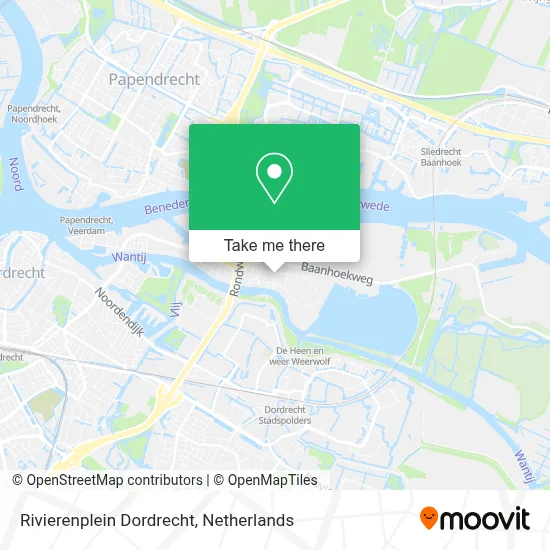 Rivierenplein Dordrecht map