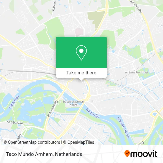 Taco Mundo Arnhem map