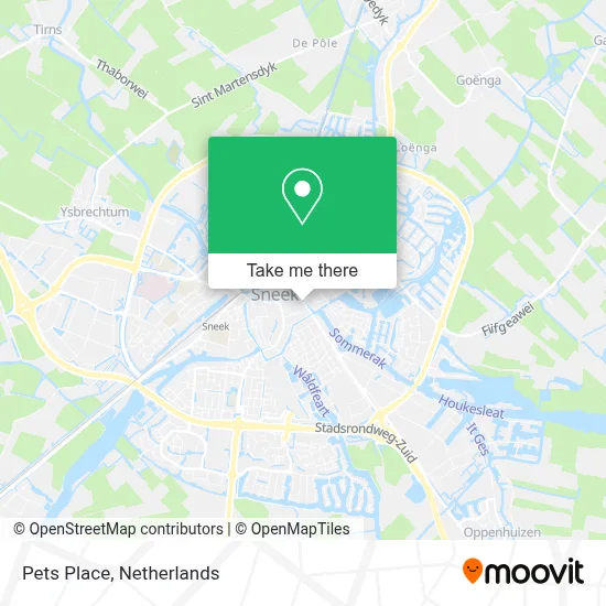 Pets Place map