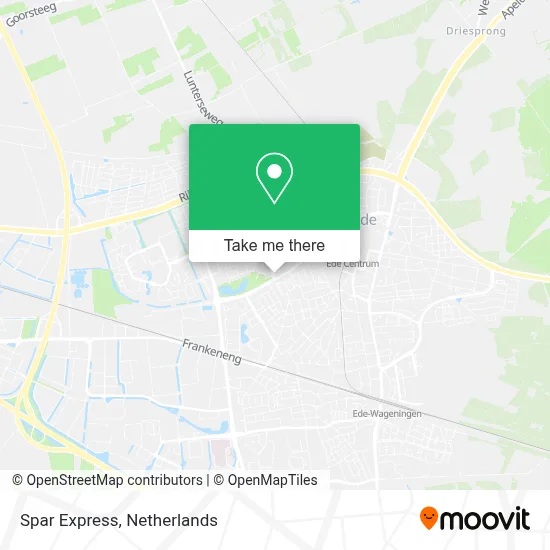Spar Express map