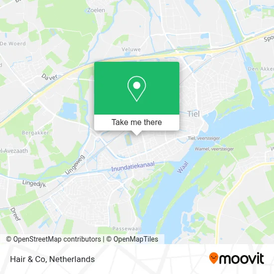 Hair & Co map