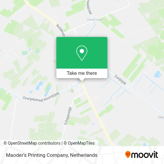 Maoder's Printing Company map