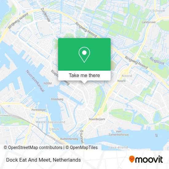 Dock Eat And Meet map
