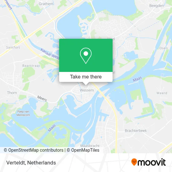 Verteldt map