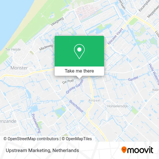 Upstream Marketing map