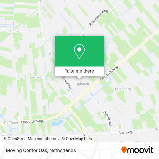 Moving Center Oak map