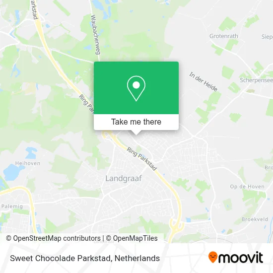 Sweet Chocolade Parkstad map