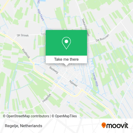 Regelje map