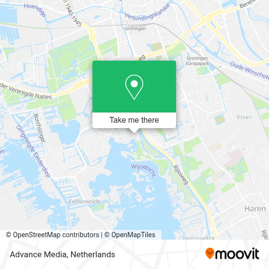 Advance Media map