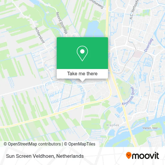 Sun Screen Veldhoen map