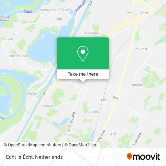 Echt Is Écht map