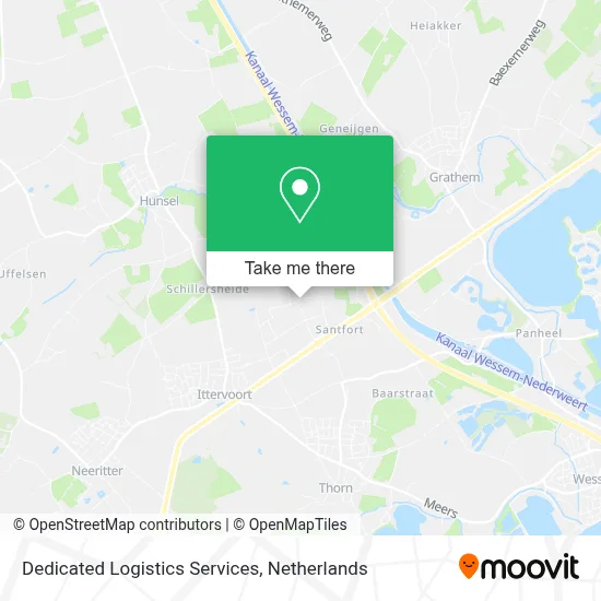 Dedicated Logistics Services map