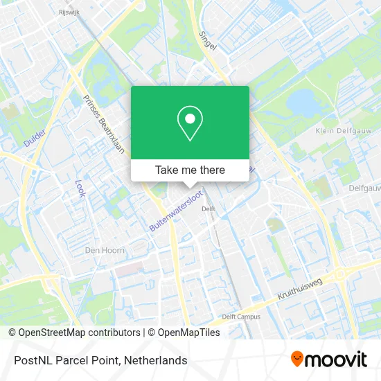 Postnl Pakketpunt map