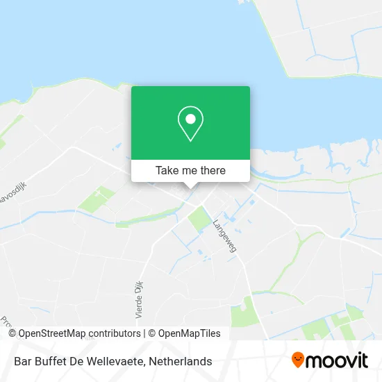 Bar Buffet De Wellevaete map