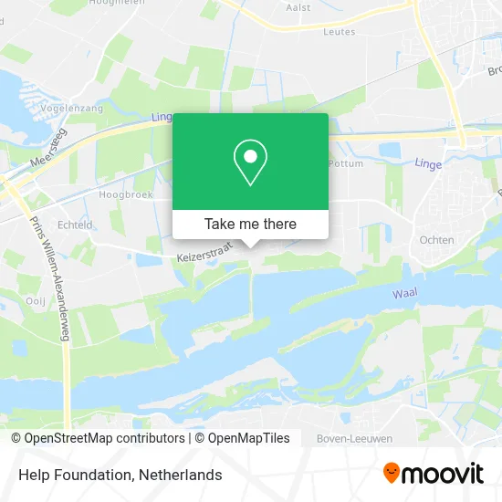 Help Foundation map
