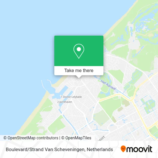 Boulevard / Strand Van Scheveningen map