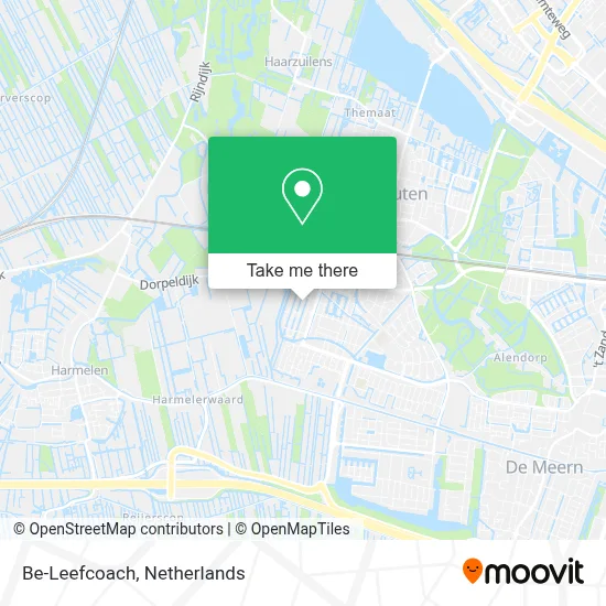 Be-Leefcoach map