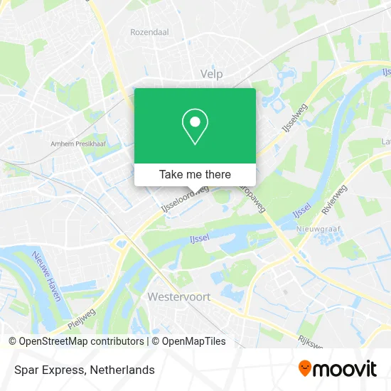 Spar Express map