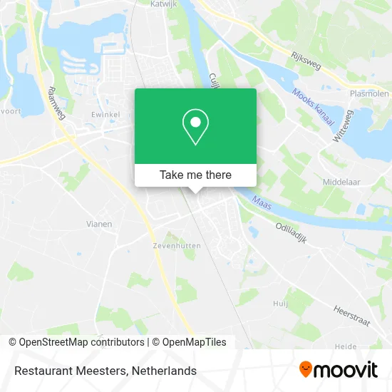 Restaurant Meesters map
