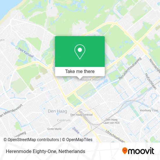 Herenmode Eighty-One map
