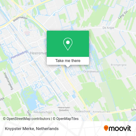 Knypster Merke map