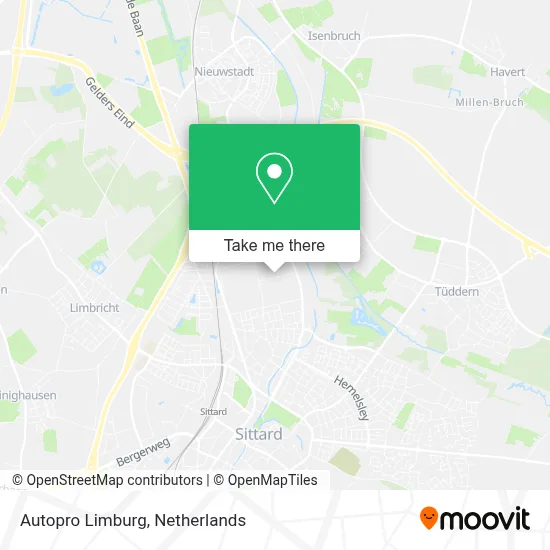 Autopro Limburg map