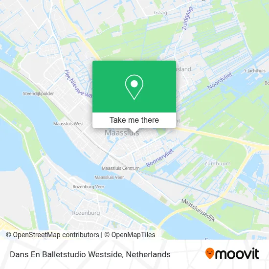 Dans En Balletstudio Westside map