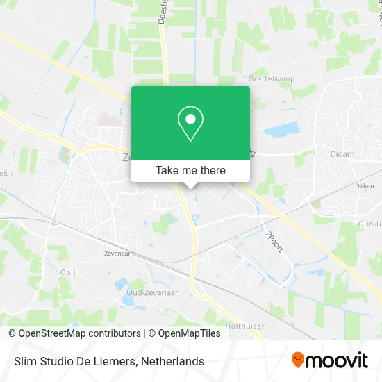 Slim Studio De Liemers map