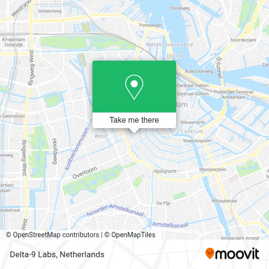 Delta-9 Labs map