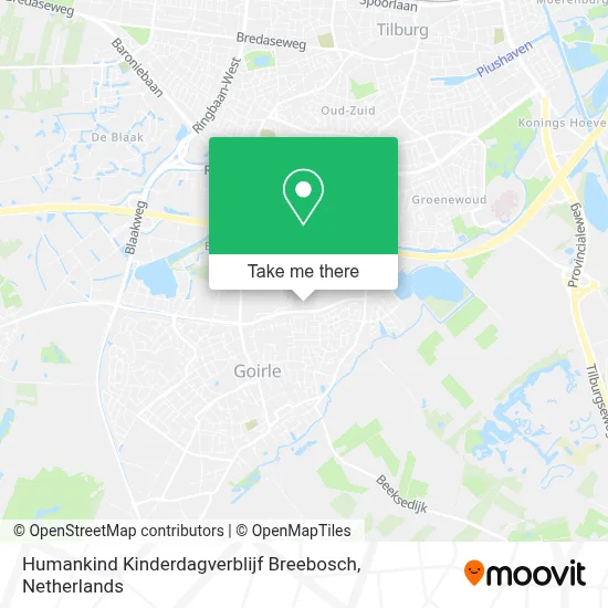 Humankind Kinderdagverblijf Breebosch map