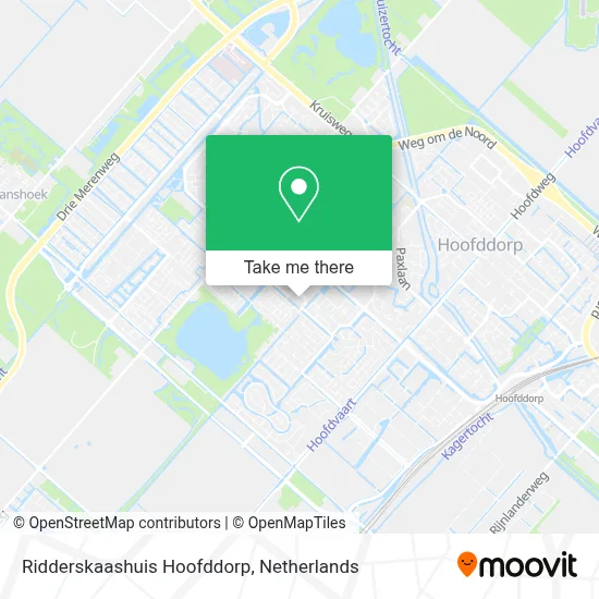 Ridderskaashuis Hoofddorp map