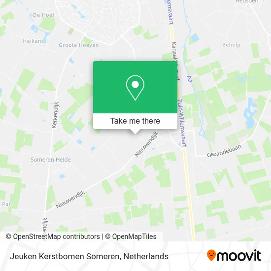 Jeuken Kerstbomen Someren map