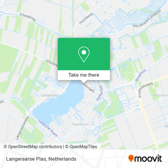 Langeraarse Plas map