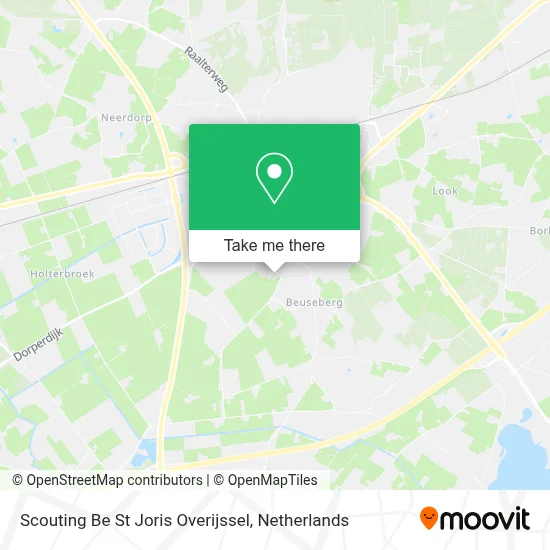Scouting Be St Joris Overijssel map