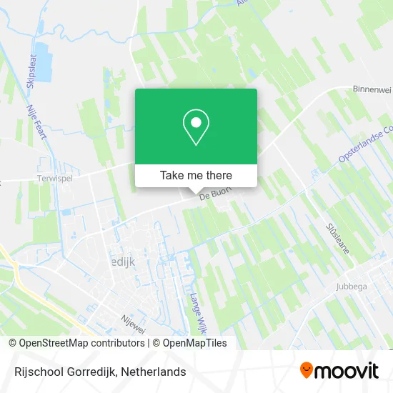 Rijschool Gorredijk map