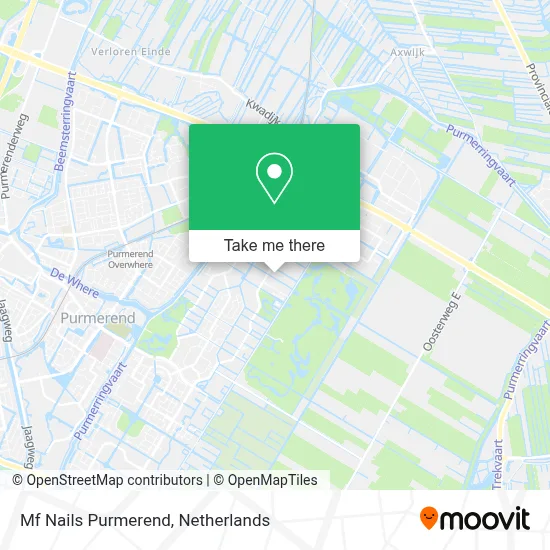 Mf Nails Purmerend map