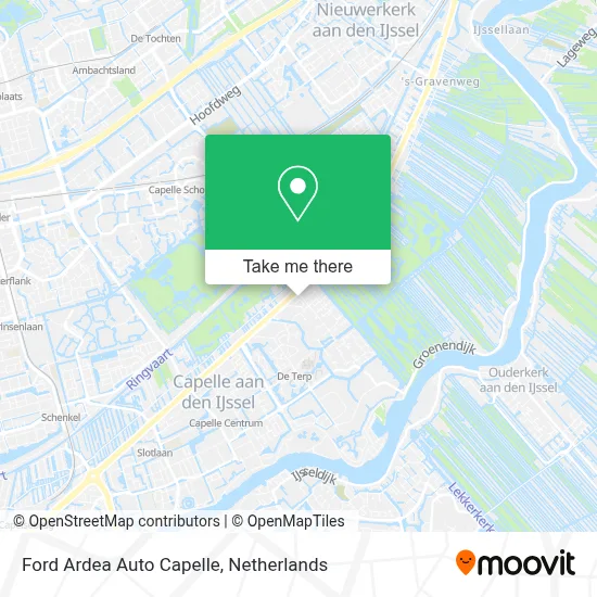 Ford Ardea Auto Capelle map
