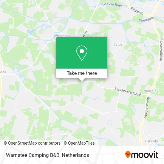 Warnstee Camping B&B map